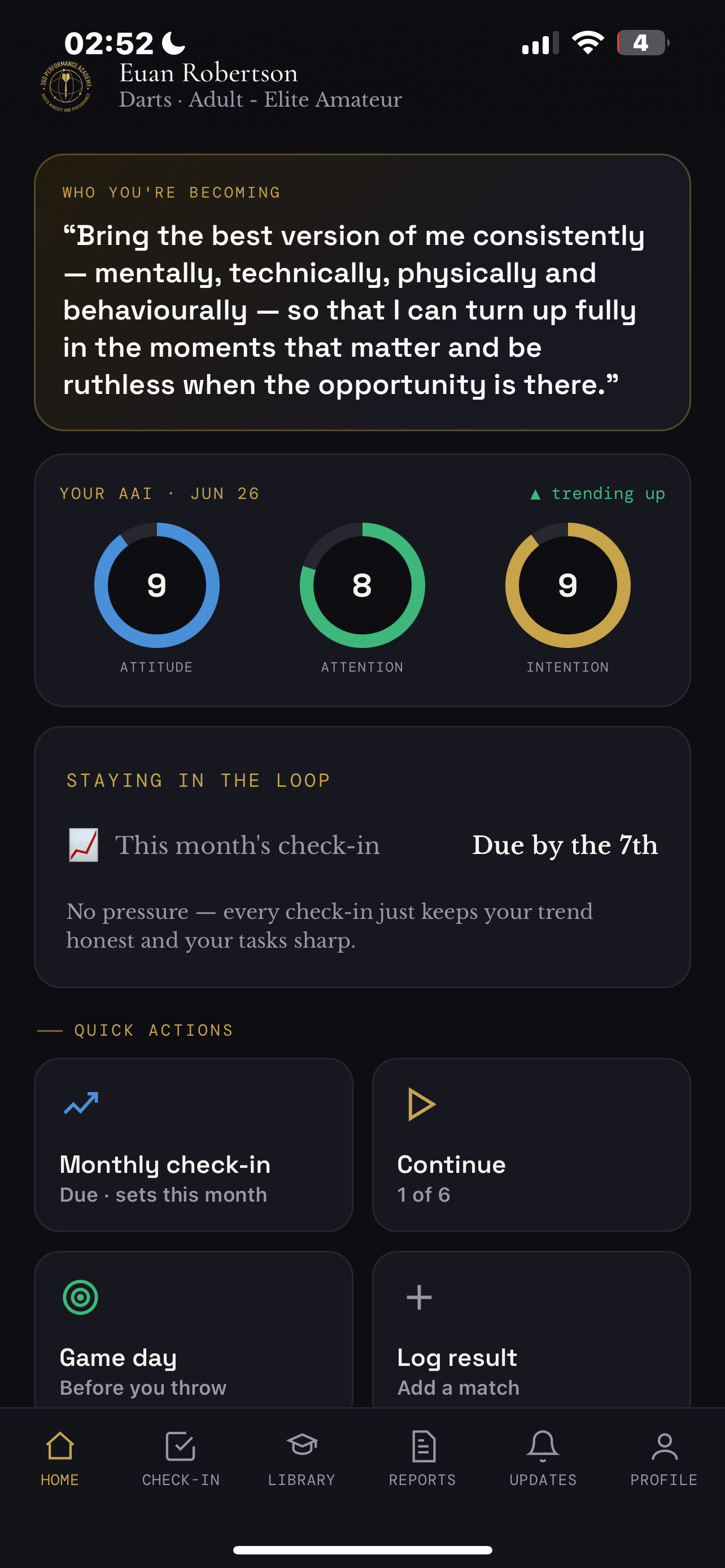 360 app — home and live AAI
