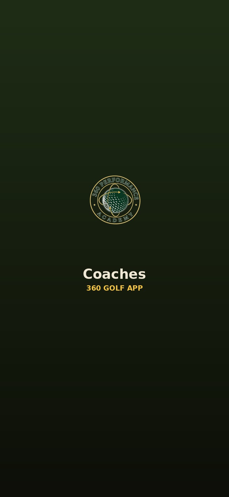 360 Golf App — Coaches
