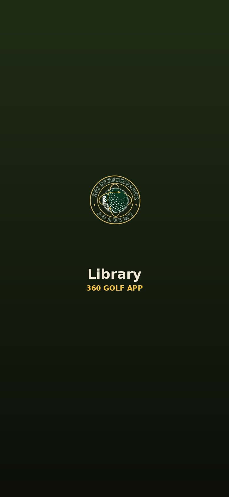 360 Golf App — Library