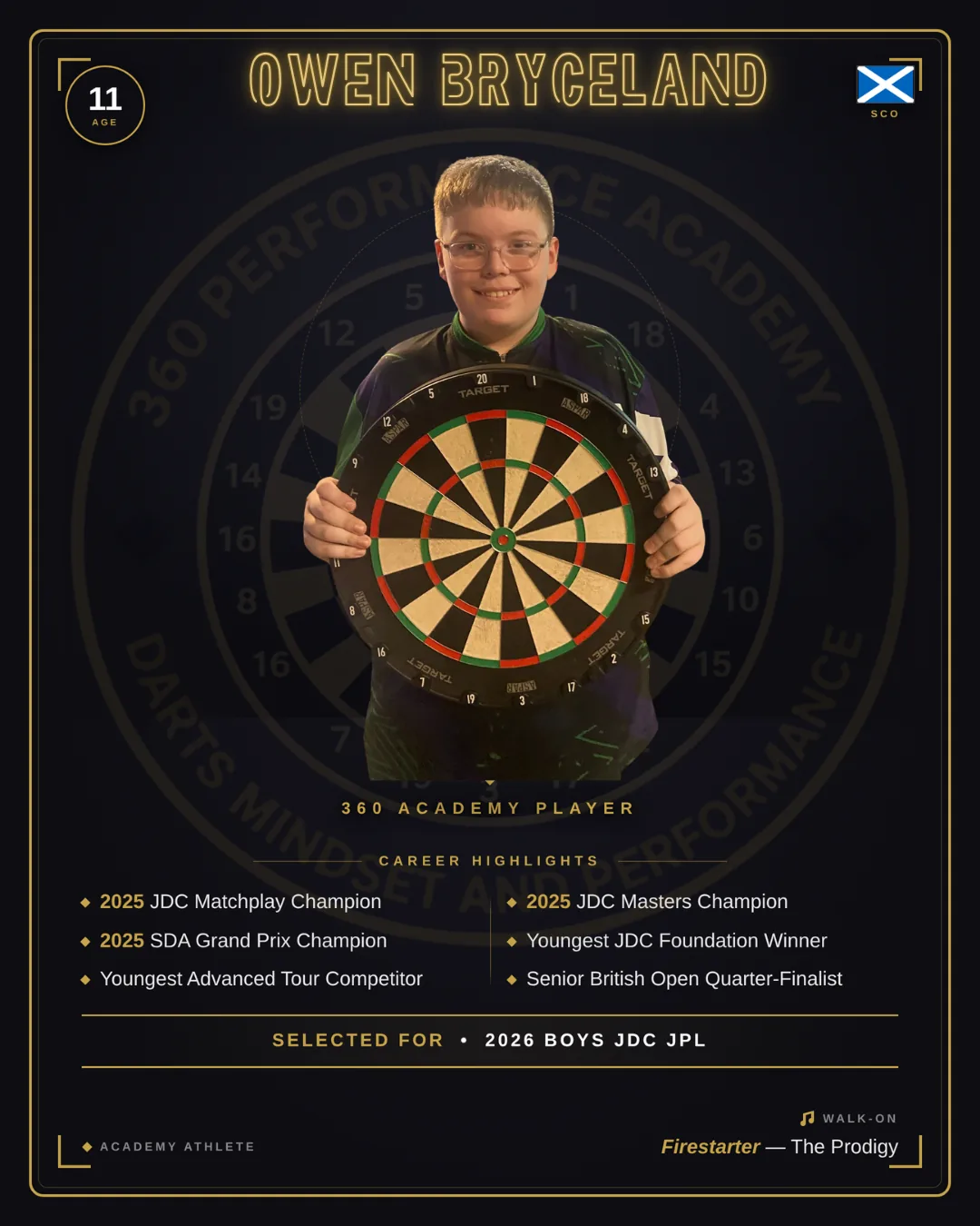 Owen Bryceland player card